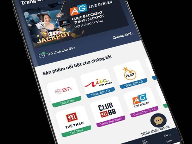 Hoàn trả thể thao và casino trực tuyến M88