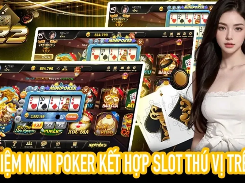 Hình ảnh các trò chơi khác như Game Show Live và bàn Poker tại M88