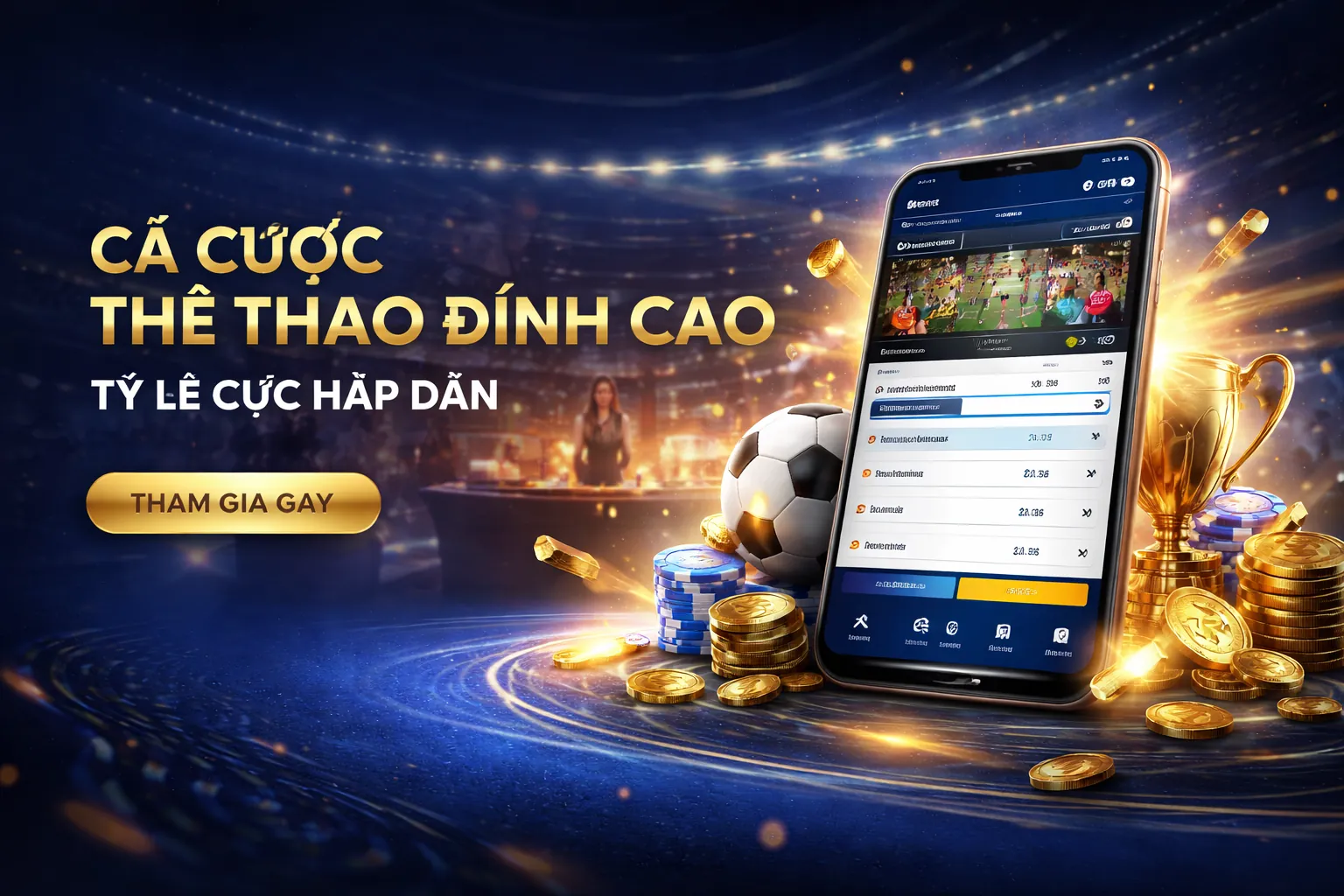 Giao diện ứng dụng M88 Link trên điện thoại